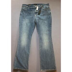 Banana Republic Size 35/20 TALL Vintage Stretch Bootcut Jeans Plus Size Med Wash